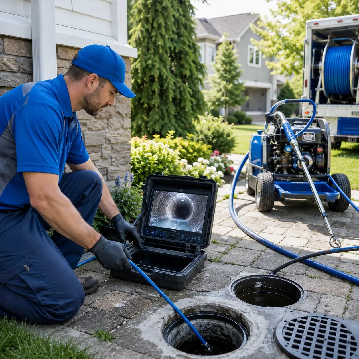 Outdoor drain cleaning professionals serving La Madera, NM
